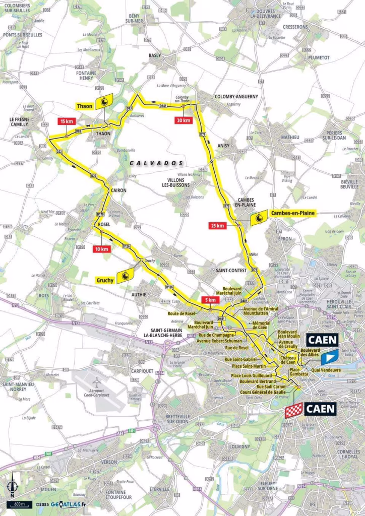 Louer un gîte de charme pour l'étape du Tour de France à Caen