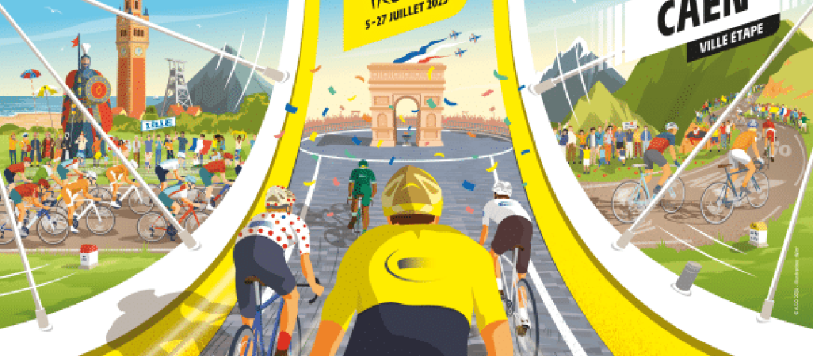 séjours normandie tour de france caen 9 juillet 2025